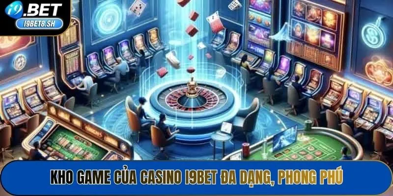 Kho game của Casino i9bet đa dạng, phong phú