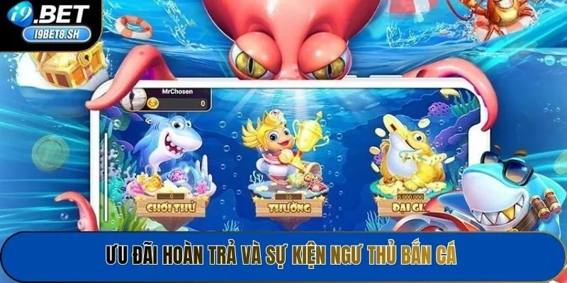 Ưu đãi hoàn trả và sự kiện ngư thủ Bắn cá 